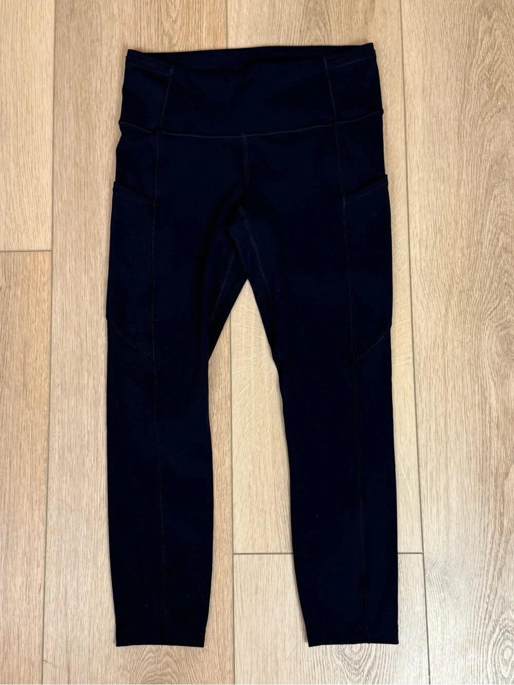 Lululemon Fast & Free 7/8 High-Rise Leggings Black Size 6